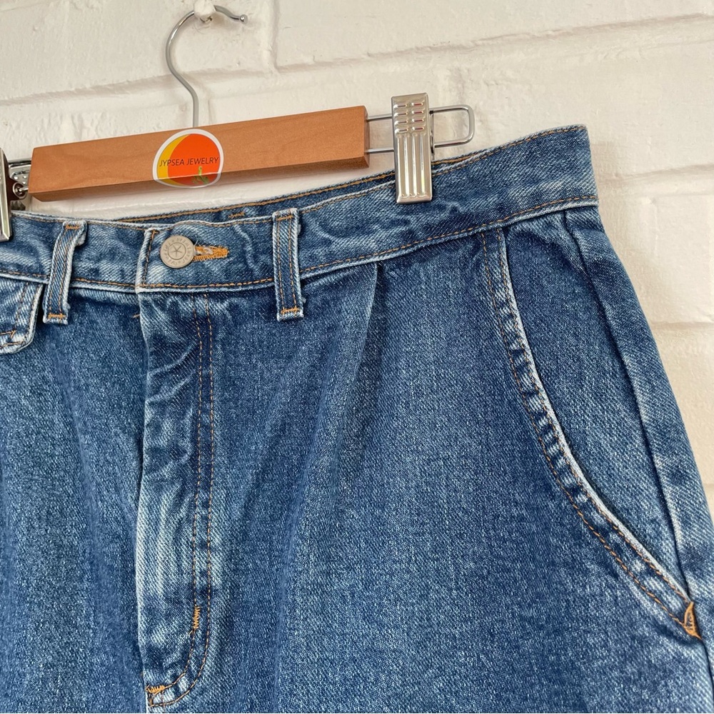 Vintage 80’s Vivaldi Jean Skirt Women’s Size 12 Denim Western Boot Scootin - Picture 3 of 9
